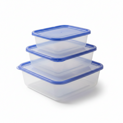 Plastic Container Set of 3