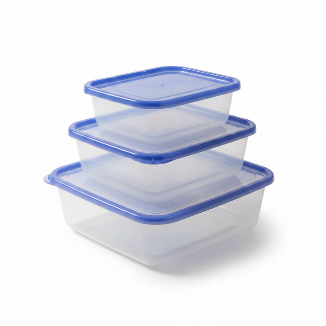 Plastic Container Set of 3
