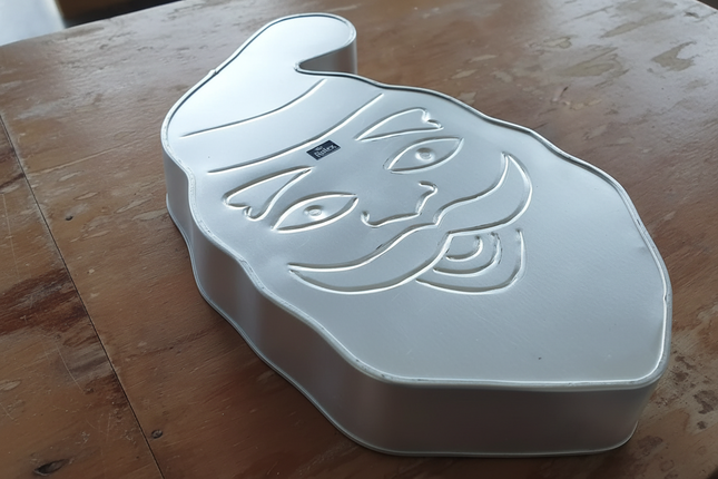Aluminum Santa Claus Cake Tin