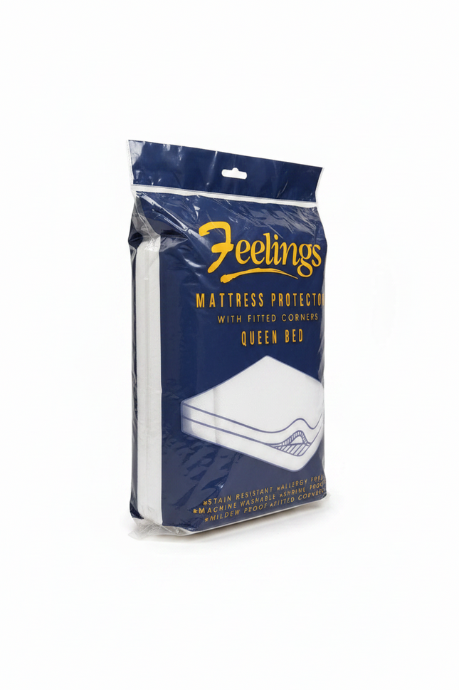 Mattress Protector - Double Bed White
