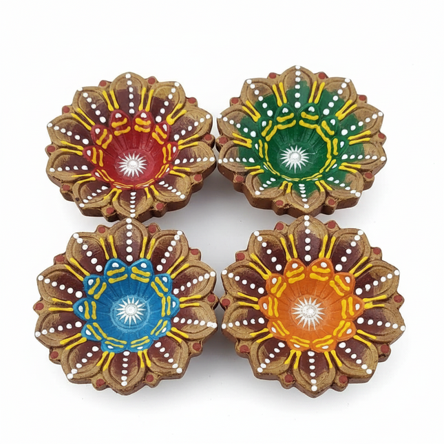 Diya Assorted Coloured Clay