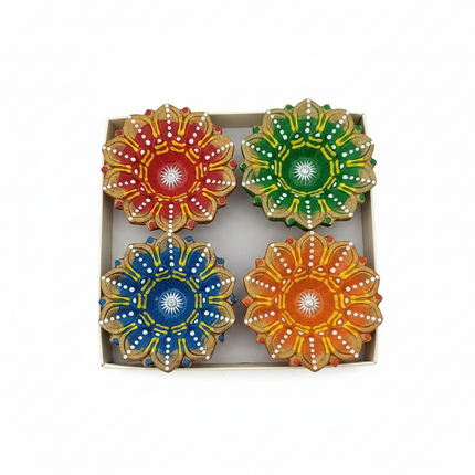 Diya Assorted Coloured Clay