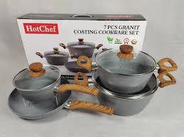 HotChef 7pcs Stick Coating Cookware