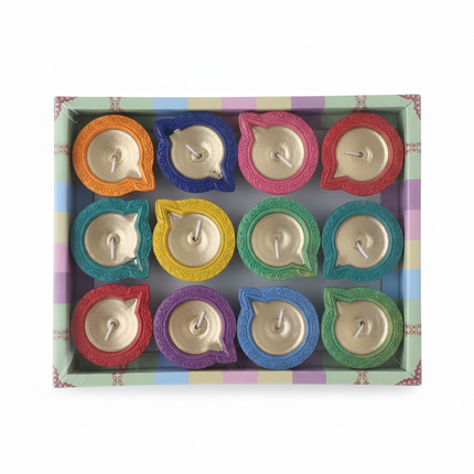 Diya Assorted Coloured Clay