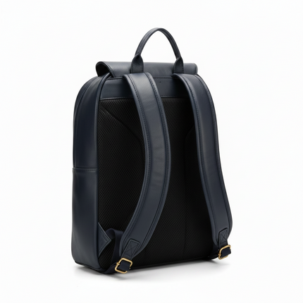 Black Leather Backpack