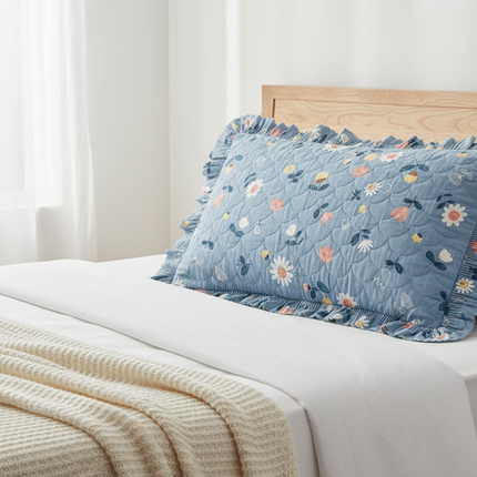 Flowery Sponge Pillowcase
