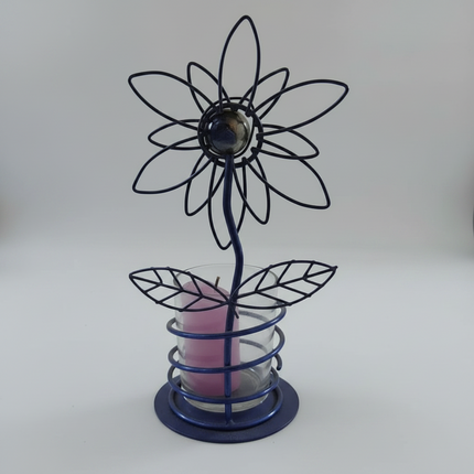 Candle with Glass - 3 Colors