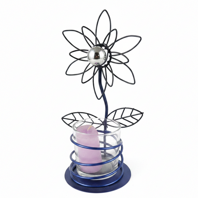 Candle with Glass - 3 Colors
