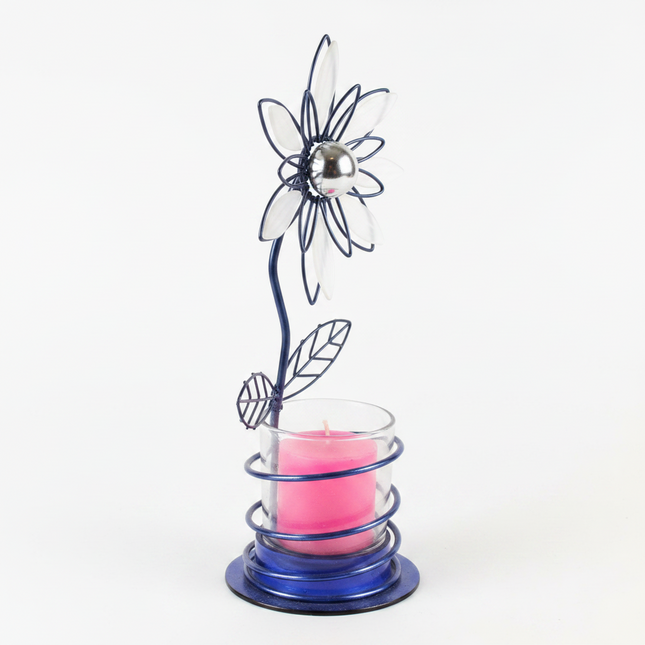 Candle with Glass - 3 Colors