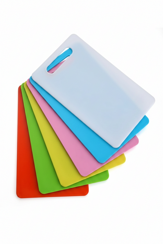 Chopping Board Plastic 37x23cm - Assorted Colours