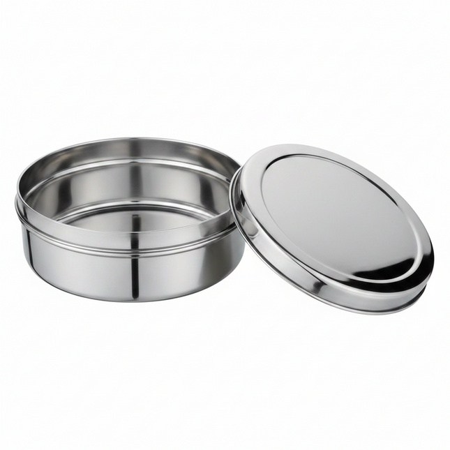 Container Puri 9" Stainless Steel