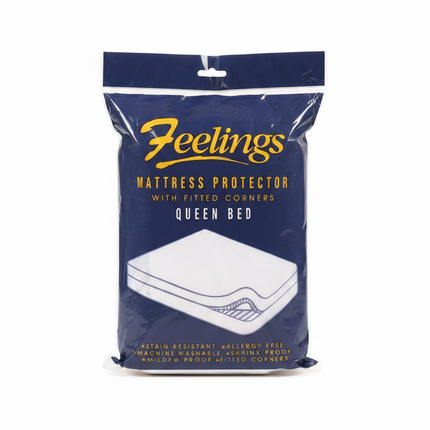Mattress Protector - Double Bed White
