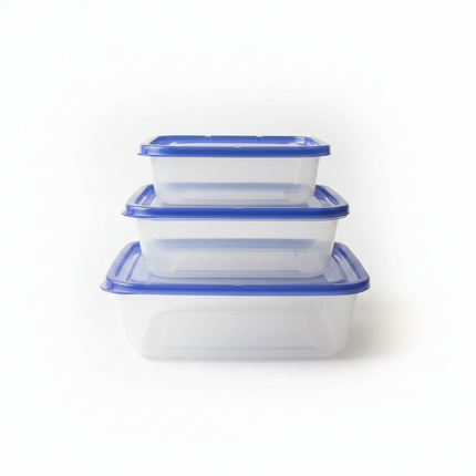 Plastic Container Set of 3