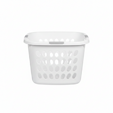 Laundry Basket Square White Quality