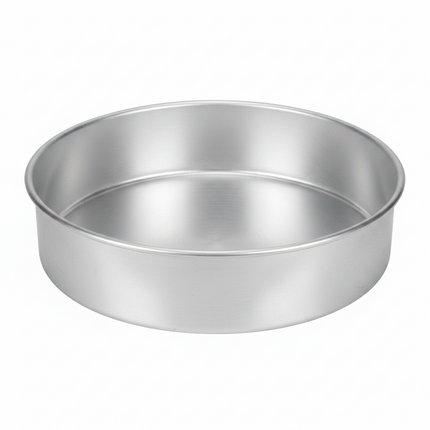 Cake Tin Round Aluminium 9"