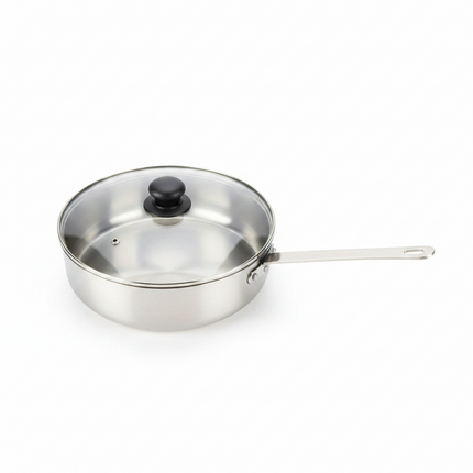 Aluminum Frypan with Glass Lid