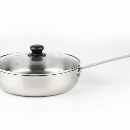 Aluminum Frypan with Glass Lid