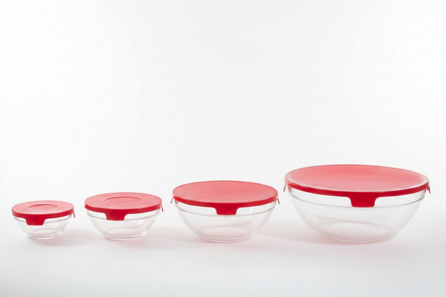 Microwave Bowl with Lid – 5 Piece Set