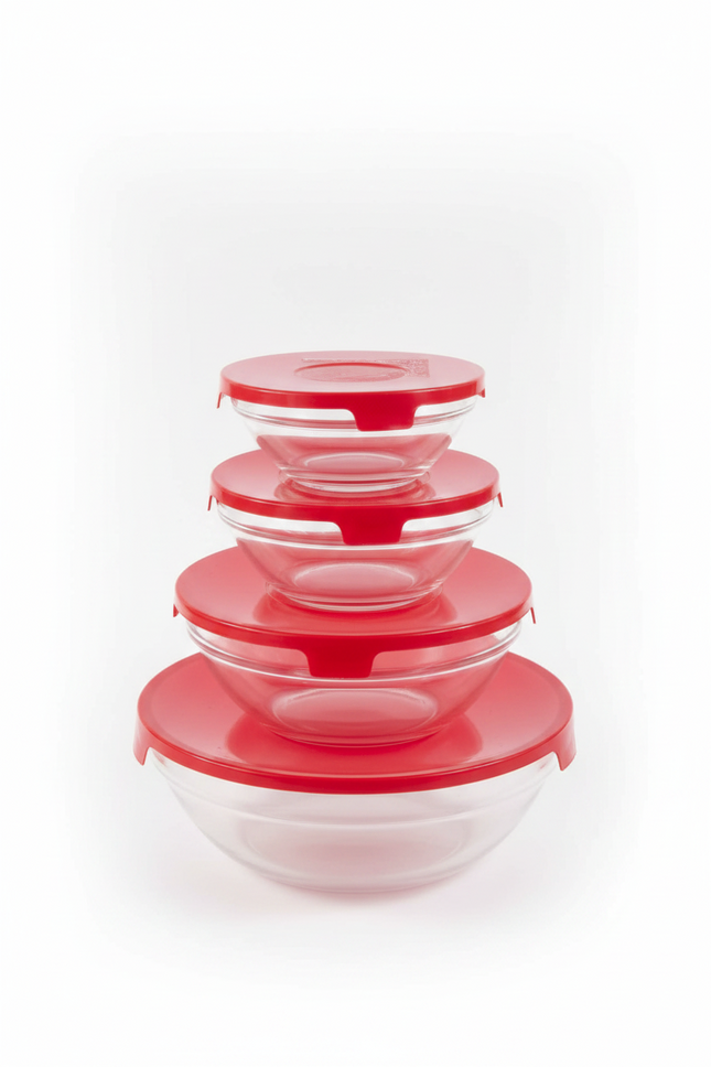 Microwave Bowl with Lid – 5 Piece Set