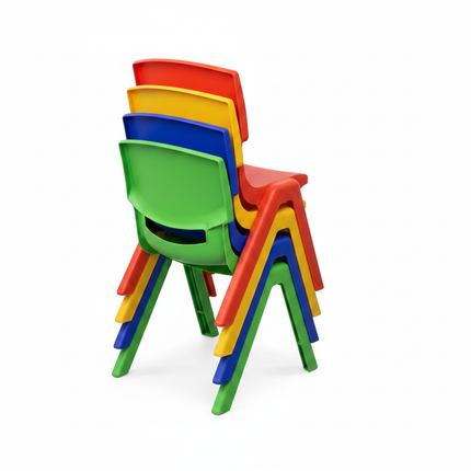 Stackable Kids Chairs - Rear Angle