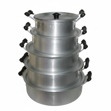 Aluminum Heavy Boiler Set - Front View