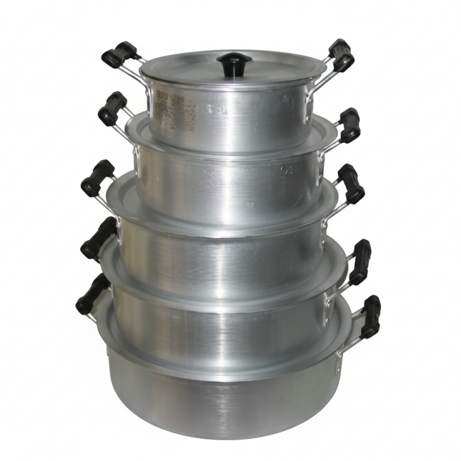 Aluminum Heavy Boiler Set - Front View