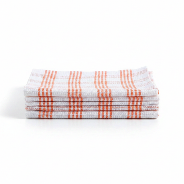 Kitchen towel folded side angle