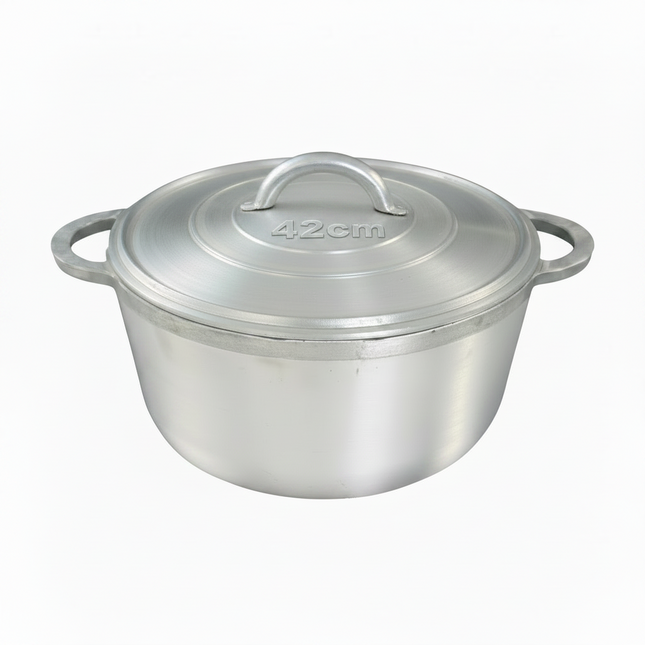 Aluminum Cast Pot W/Lid 42cm