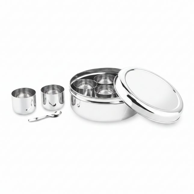 Masala Dabba #10 Stainless Steel
