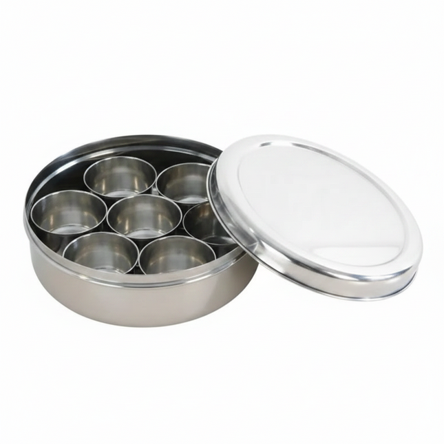 Masala Dabba #12 Stainless Steel