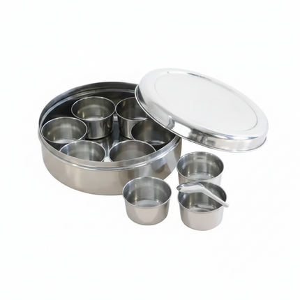 Masala Dabba #12 Stainless Steel