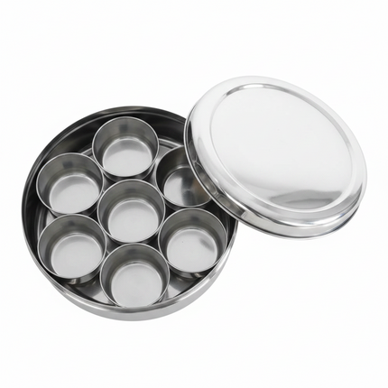 Masala Dabba #12 Stainless Steel