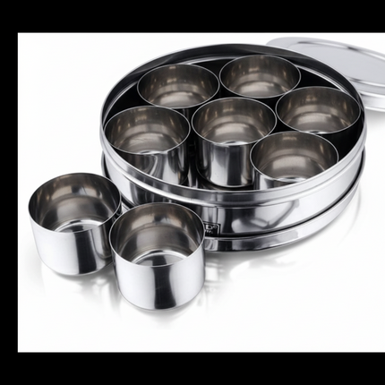 Masala Dabba #13 Stainless Steel
