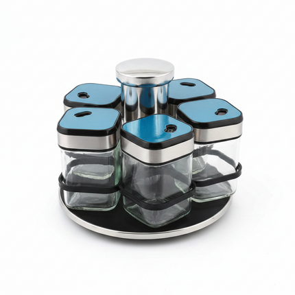 Spice Rack Rotating Mini 6pcs Set