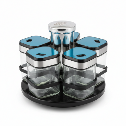 Spice Rack Rotating Mini 6pcs Set