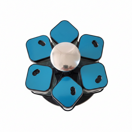 Spice Rack Rotating Mini 6pcs Set