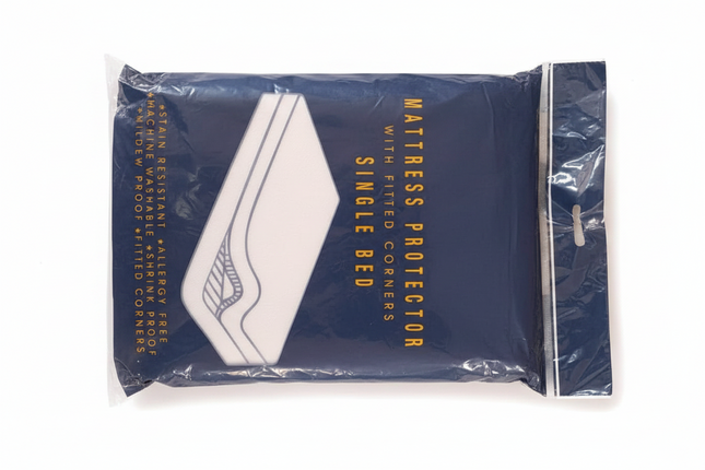 Mattress Protector - Single Bed White