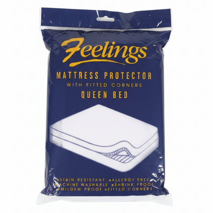 Mattress Protector - Double Bed White