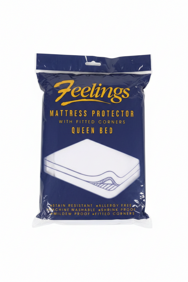 Mattress Protector - Double Bed White
