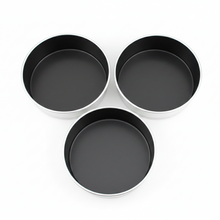 Cake Tin Non-Stick Round 8/10" 3pc Set