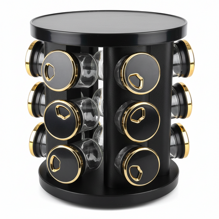 Spice Rack Rotating Large