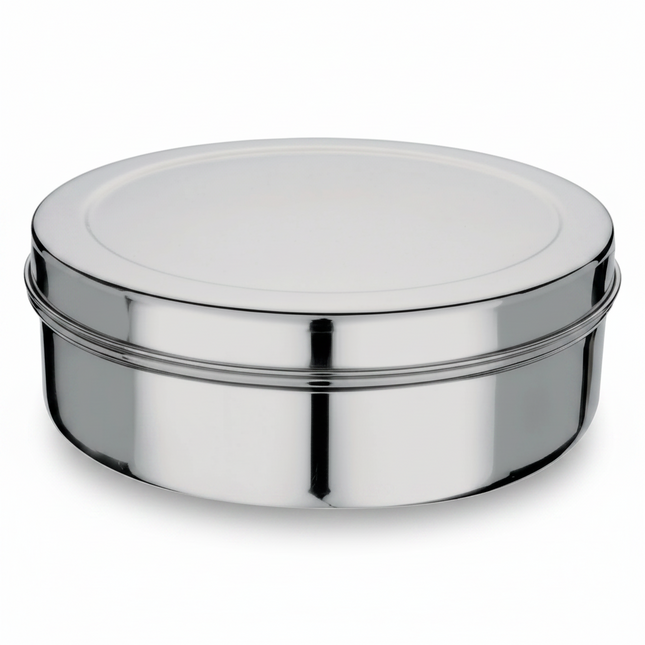 Container Puri 9" Stainless Steel