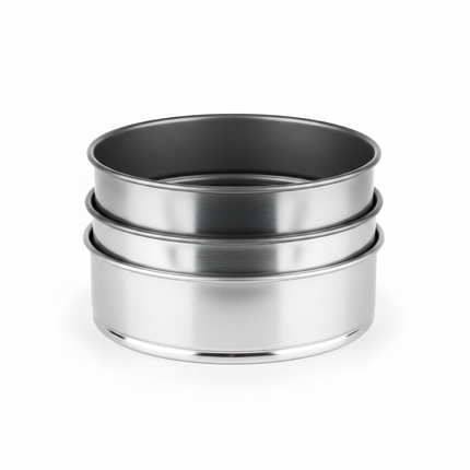 Cake Tin Non-Stick Round 8/10" 3pc Set