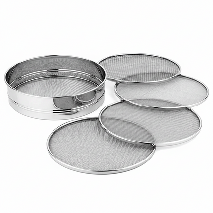 Stainless Steel Sieve Set of 4 Jali