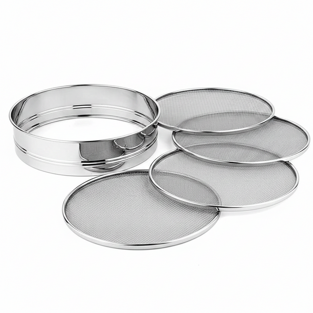 Stainless Steel Sieve Set of 4 Jali
