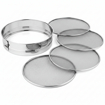 Stainless Steel Sieve Set of 4 Jali