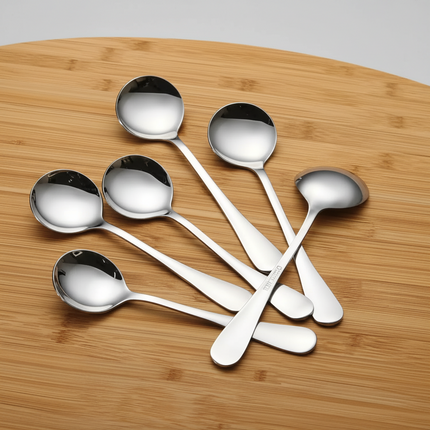 Soup Spoon Heavy Set of 6