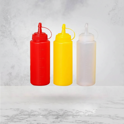 Squeeze Sauce Bottles – Set of 3