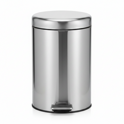 Stainless Steel Pedal Rubbish Bin 12L