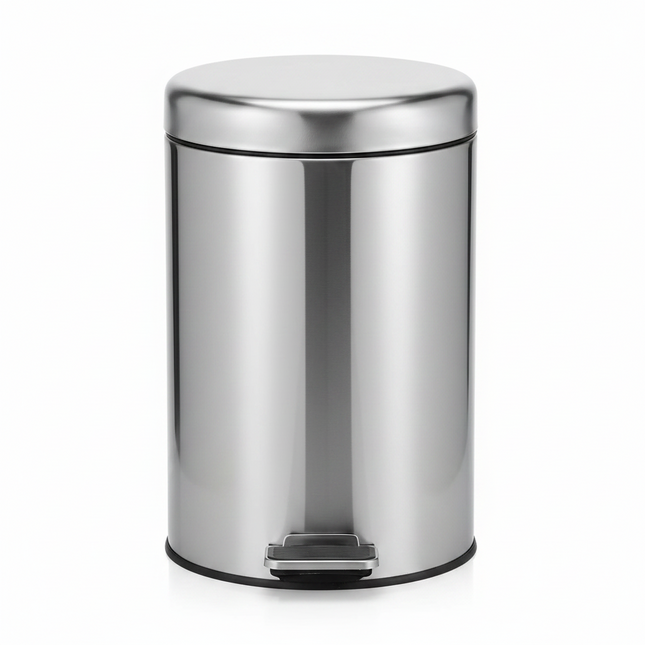 Stainless Steel Pedal Rubbish Bin 12L